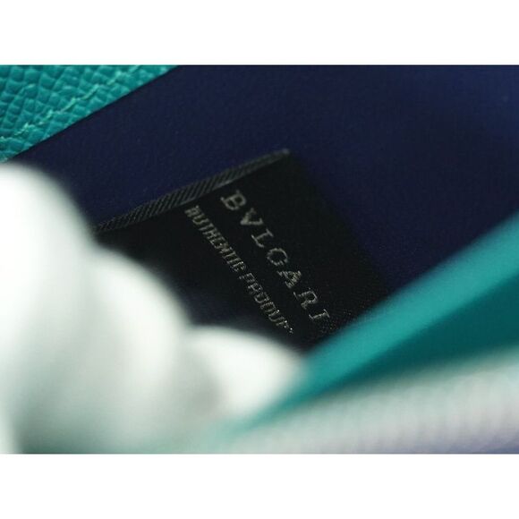 Bulgari Bvlgari Bvlgari Navy Leather Wallet  (Pre-Owned) - Picture 7 of 15